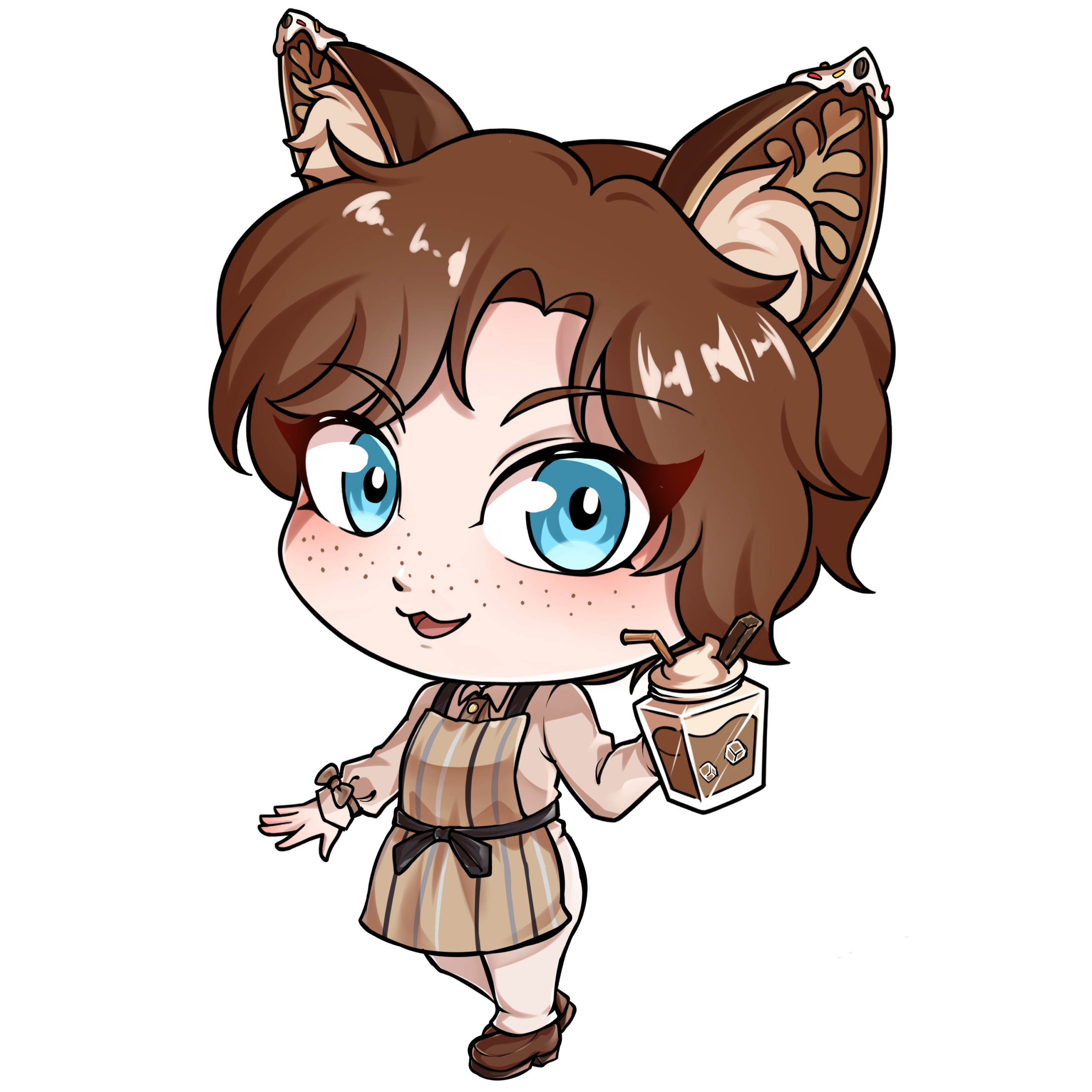 Barista Catgirl Chibi (1)